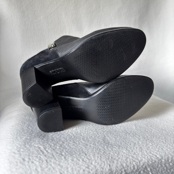 Sperry Size 9 Women's Leather Black Zippered Ankle Boots - Picture 9 of 15